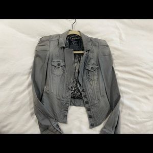 light grey XS guess by marciano denim jacket